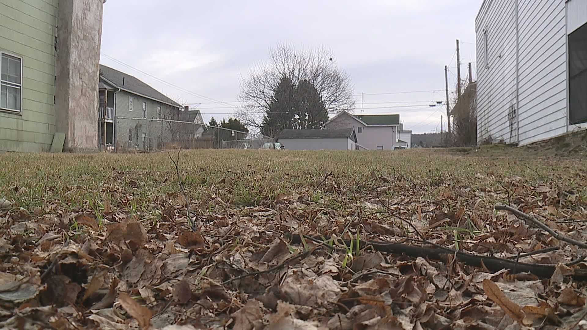 A vacant lot in Scranton is getting spruced up, thanks to a University of Scranton alumnus.
