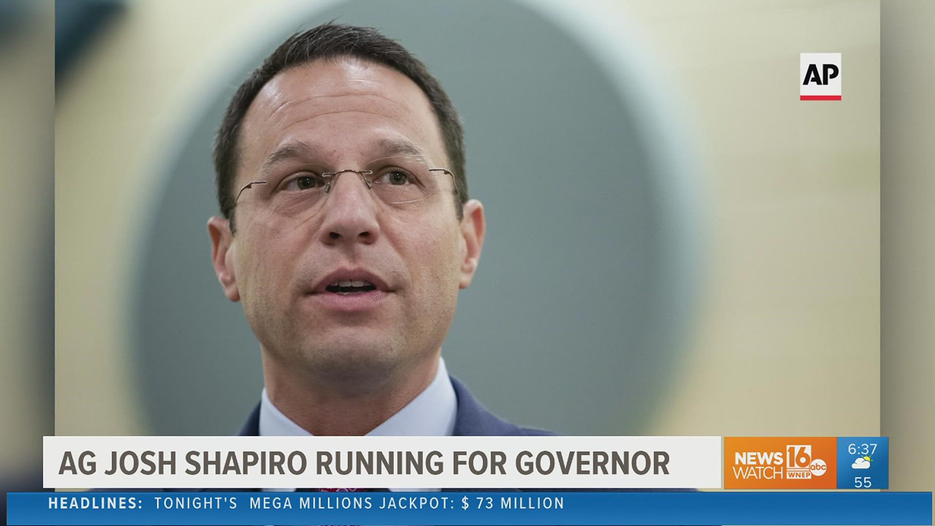 Next year's race for governor here in Pennsylvania is heating up. A well-known candidate is jumping into the contest.