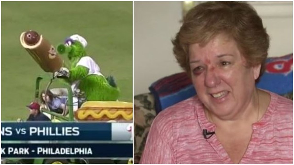 Phillie Phanatic injures fan with flying hot dog at Citizens Bank Park -  ESPN