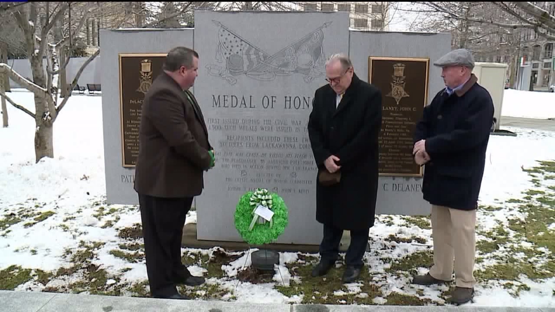 Wreath Laying at Courthouse Square Honors Irish Heritage
