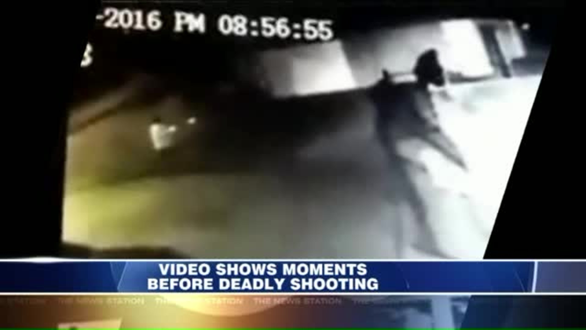 Surveillance Video Shows Moments Before Deadly Shooting