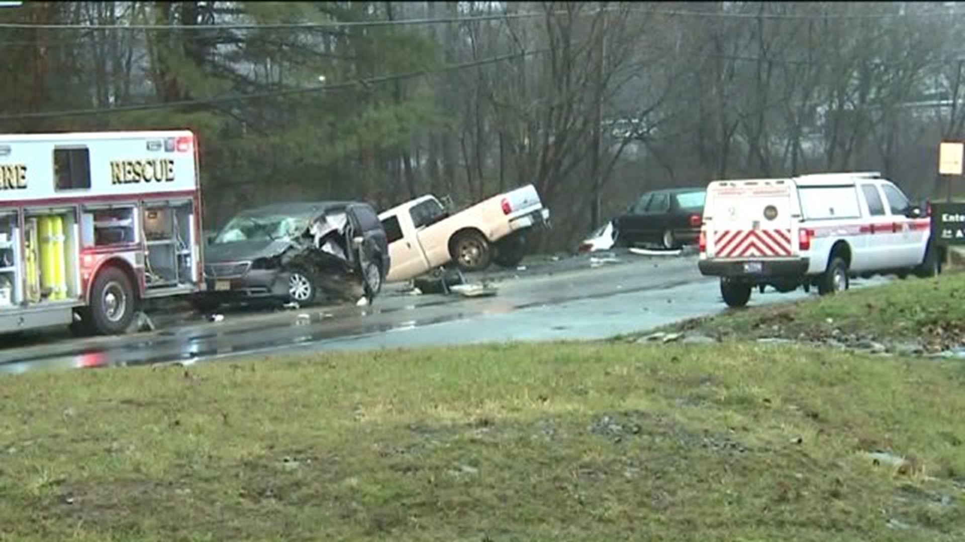One Dead after Multi-Vehicle Crash on Route 209