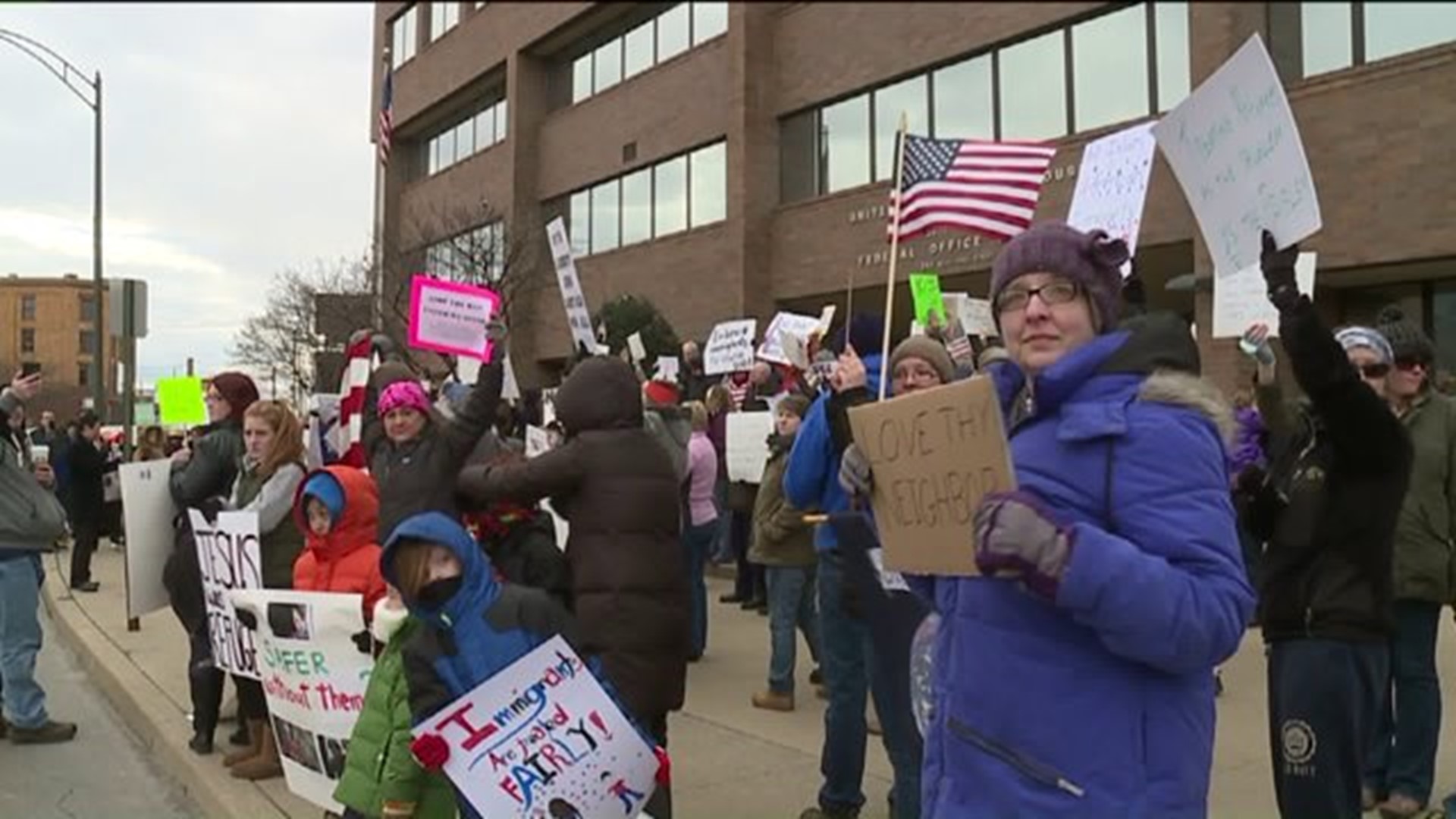 Immigration Rally in Williamsport