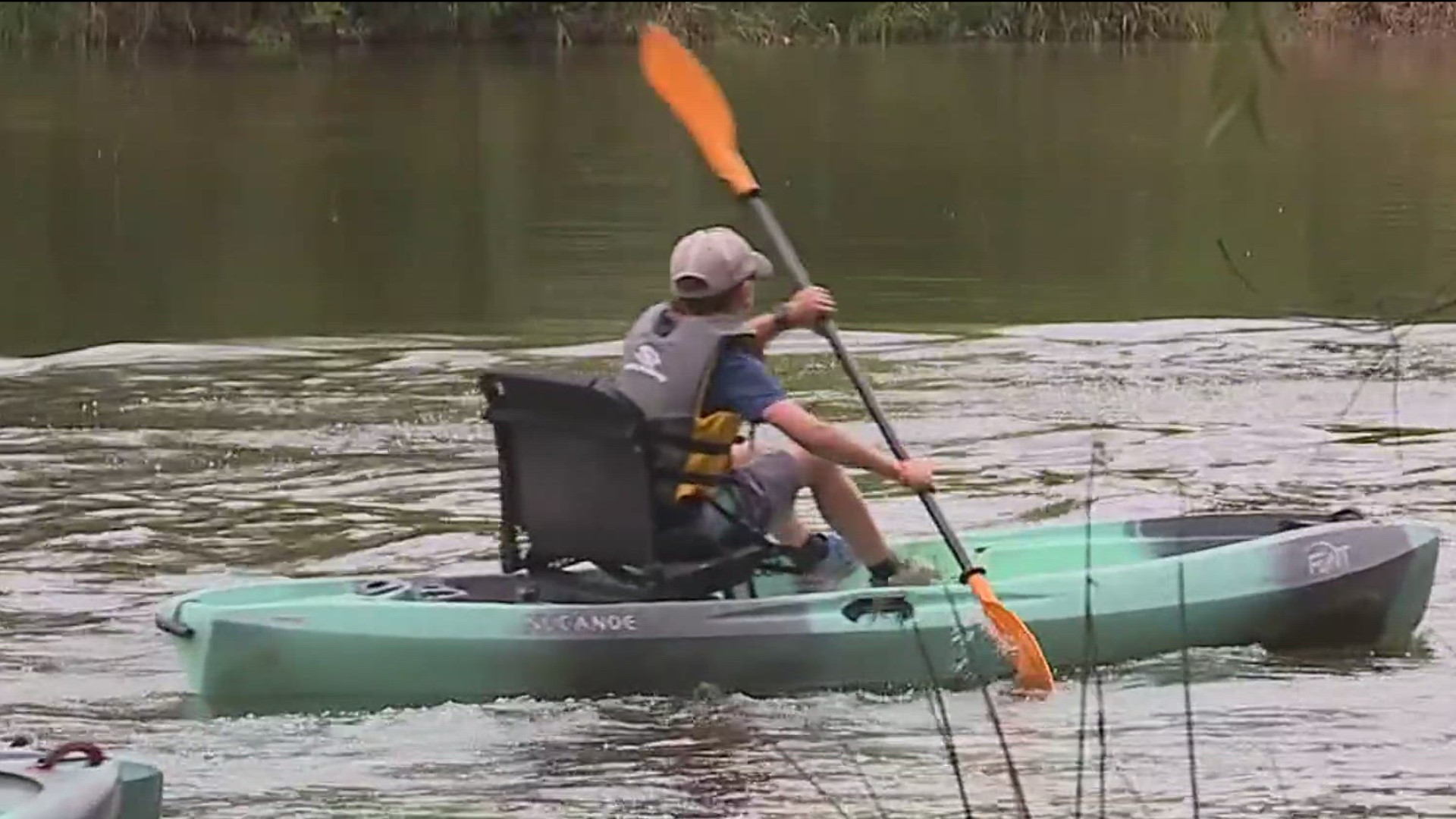 Dozens of kids from across Northeastern and Central Pennsylvania got the chance to learn about fishing and kayaking.