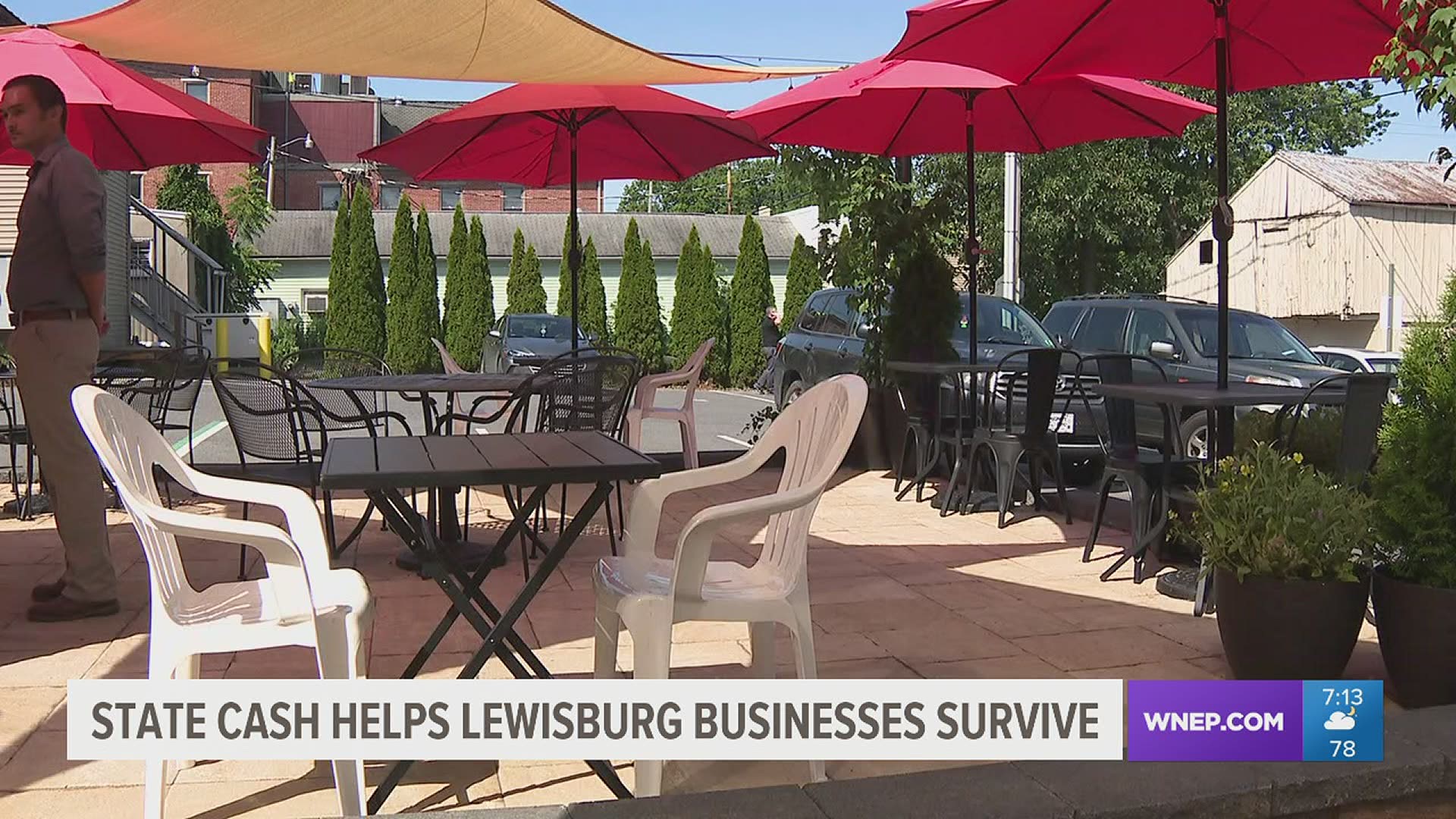 $180,000 in state grant money was given to downtown Lewisburg businesses during the pandemic.