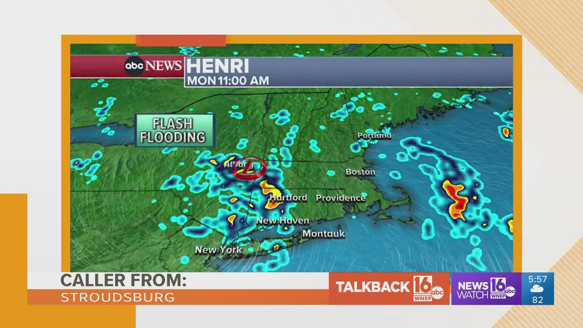 In this episode of Talkback 16 callers talk all things weather including the correct pronunciation of Hurricane Henri.