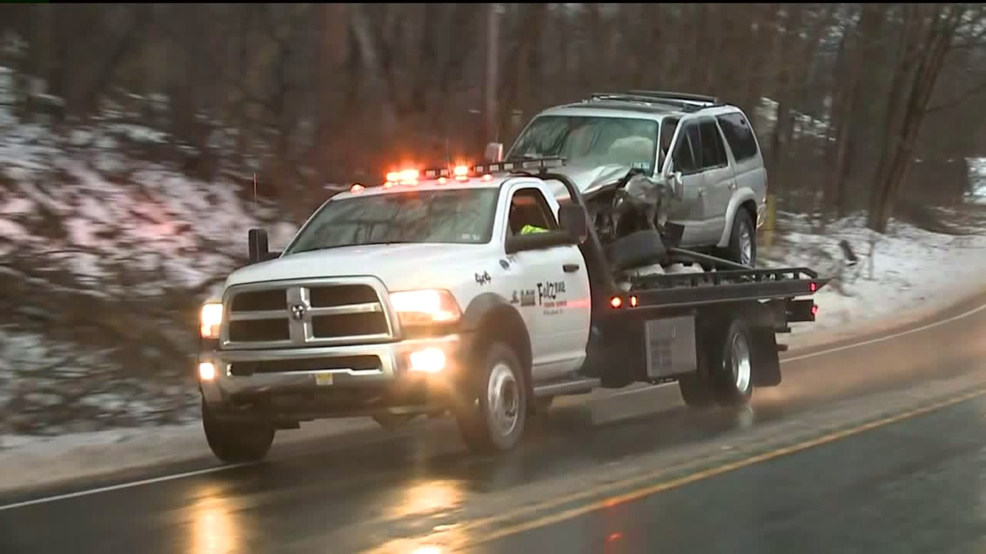 Icy Road to Blame for Three-Car Crash