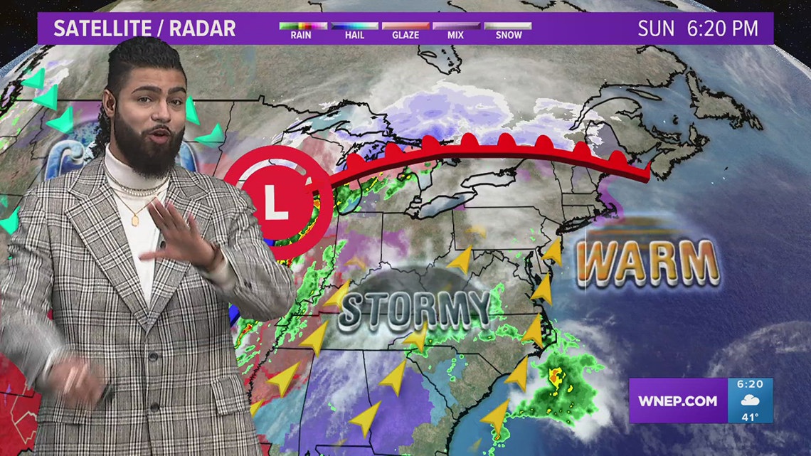 Severe storms likely as a strong cold front sweeps through, plus a ...