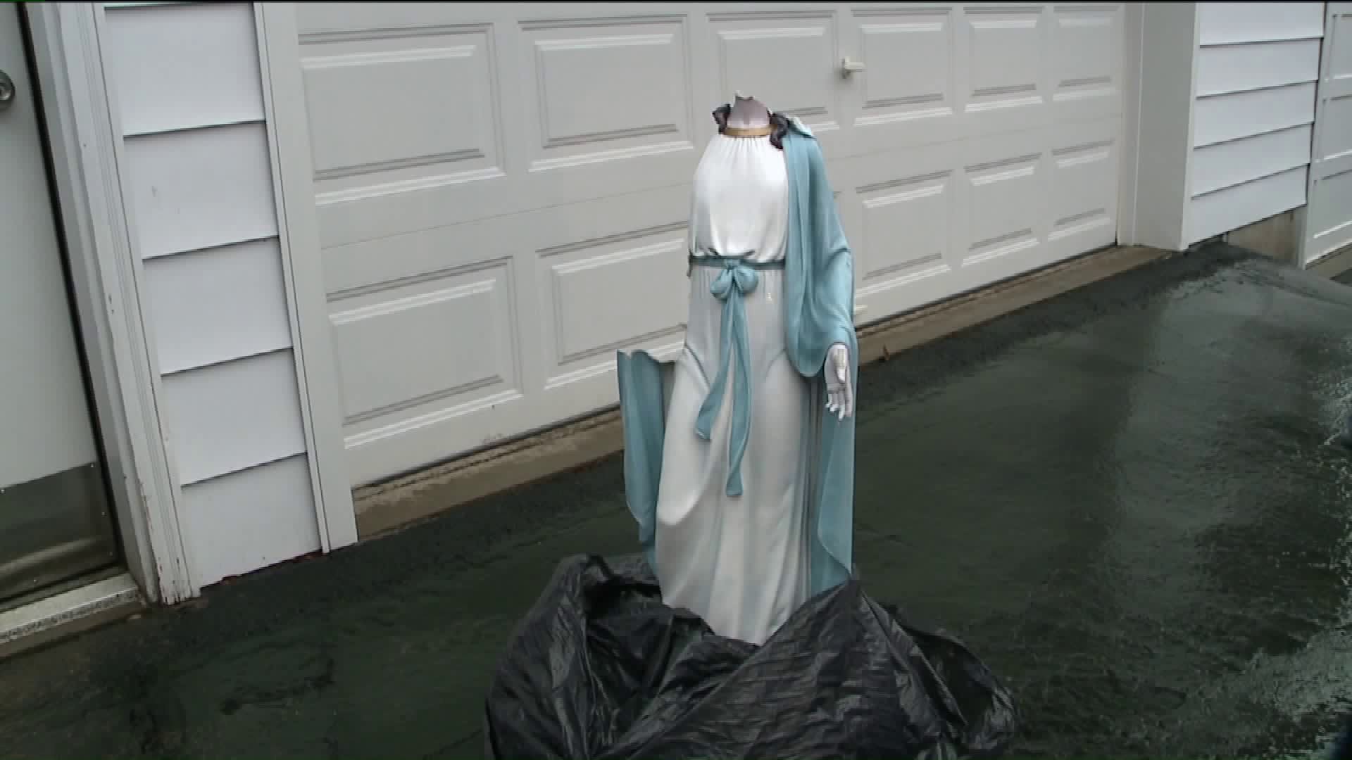 Virgin Mary Statue Destroyed in Scranton