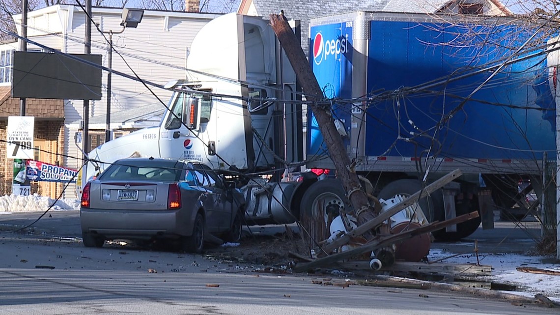 Driver Flees after Crashing into Utility Pole | wnep.com