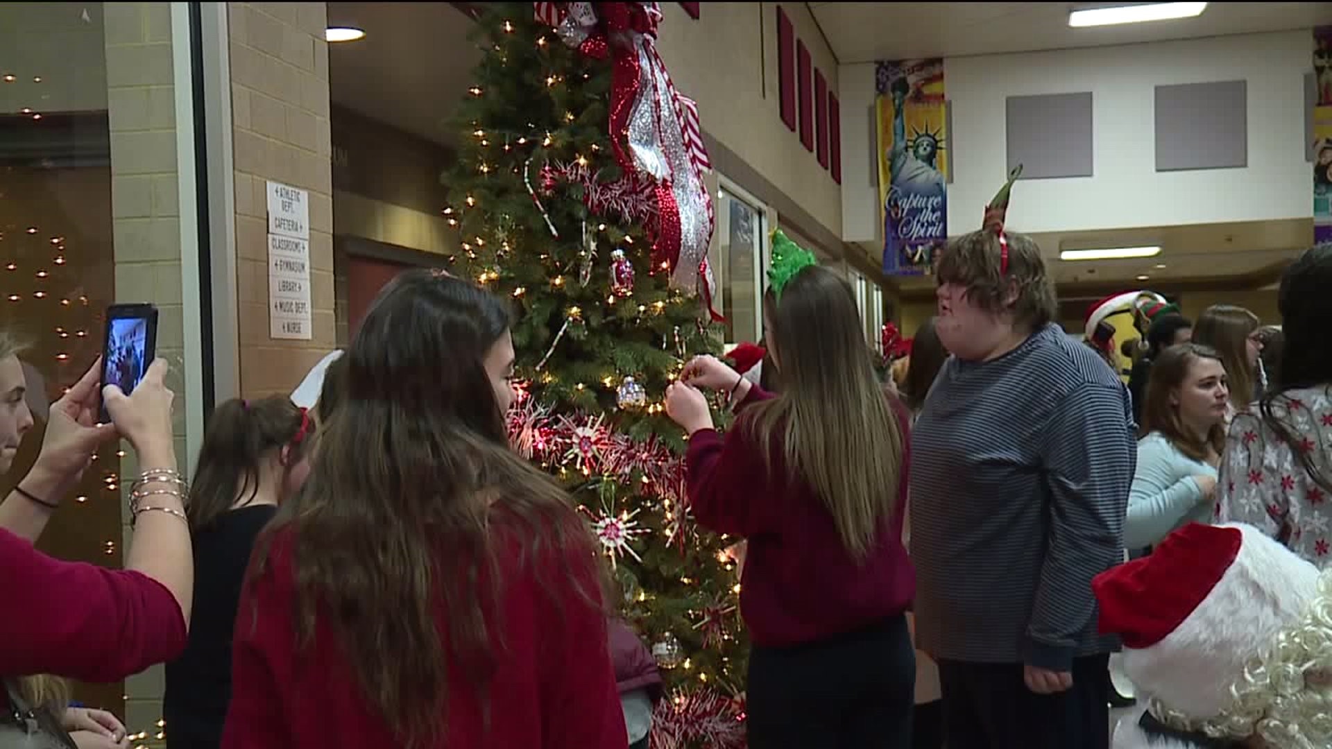 Kicking Off The Holiday Season In Hazleton Area High School