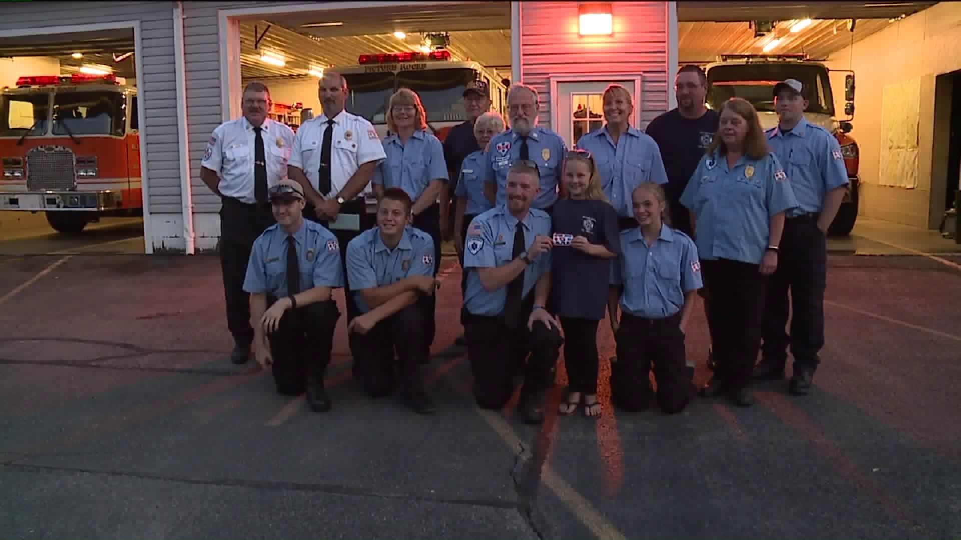 Young Girl Raises Money for First Responders