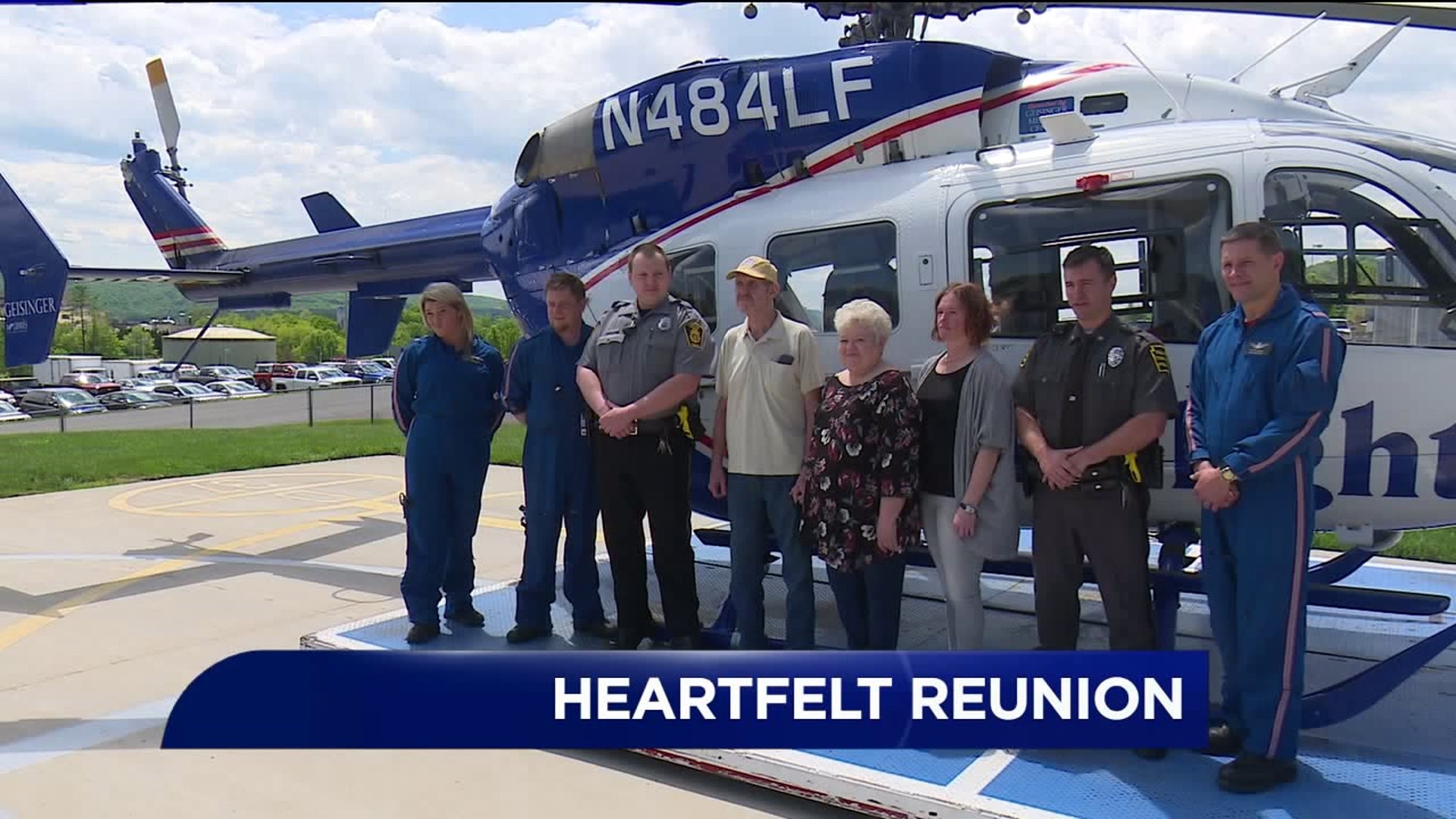 Heartfelt Reunion of First Responders, Heart Attack Victim