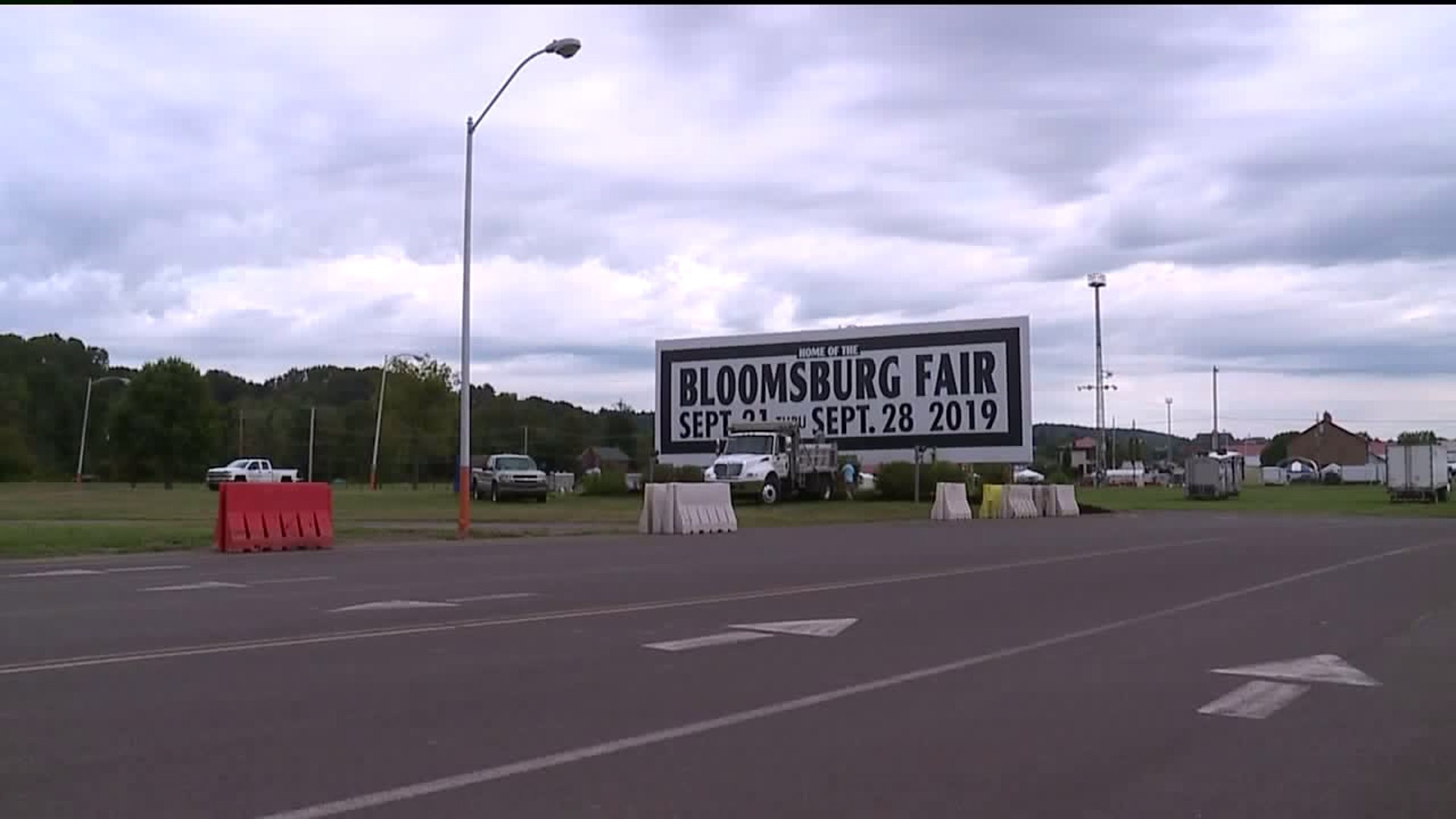 Vendors Set Up for 164th Bloomsburg Fair