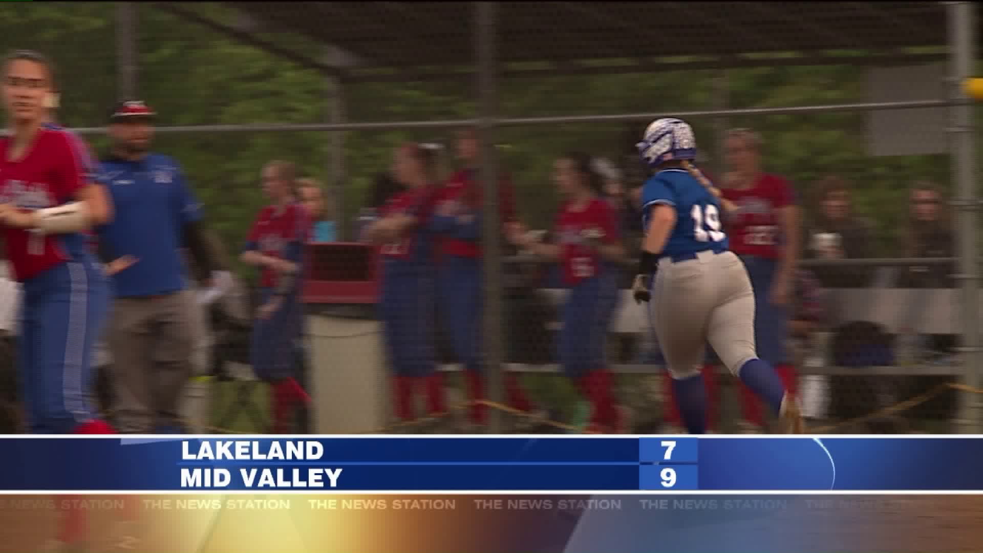 Lakeland vs Mid Valley softball