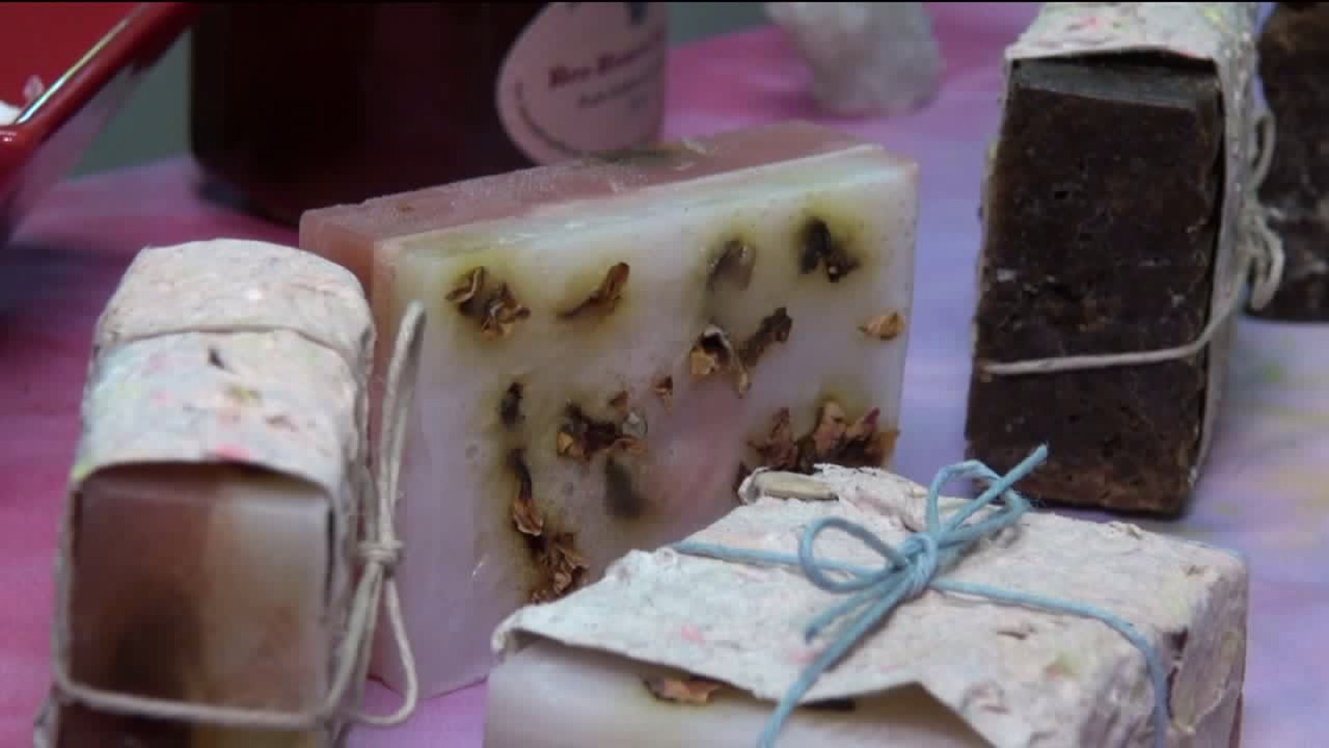 Making soap for her daughter quickly turned into an online sustainable soap business that a woman now runs out of her Honesdale home.