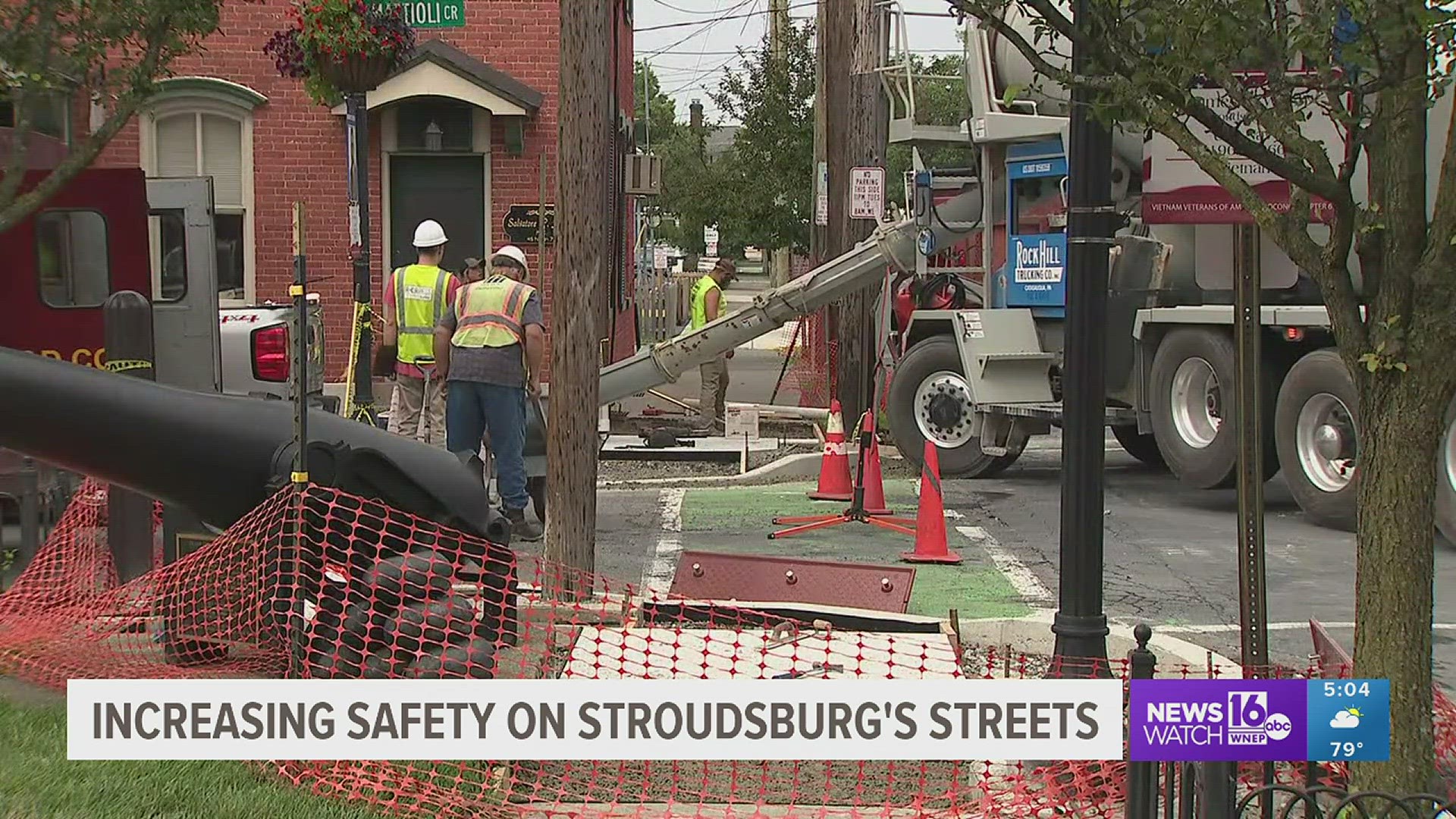 Newswatch 16's Amanda Eustice shows us the work being completed in Stroudsburg.i