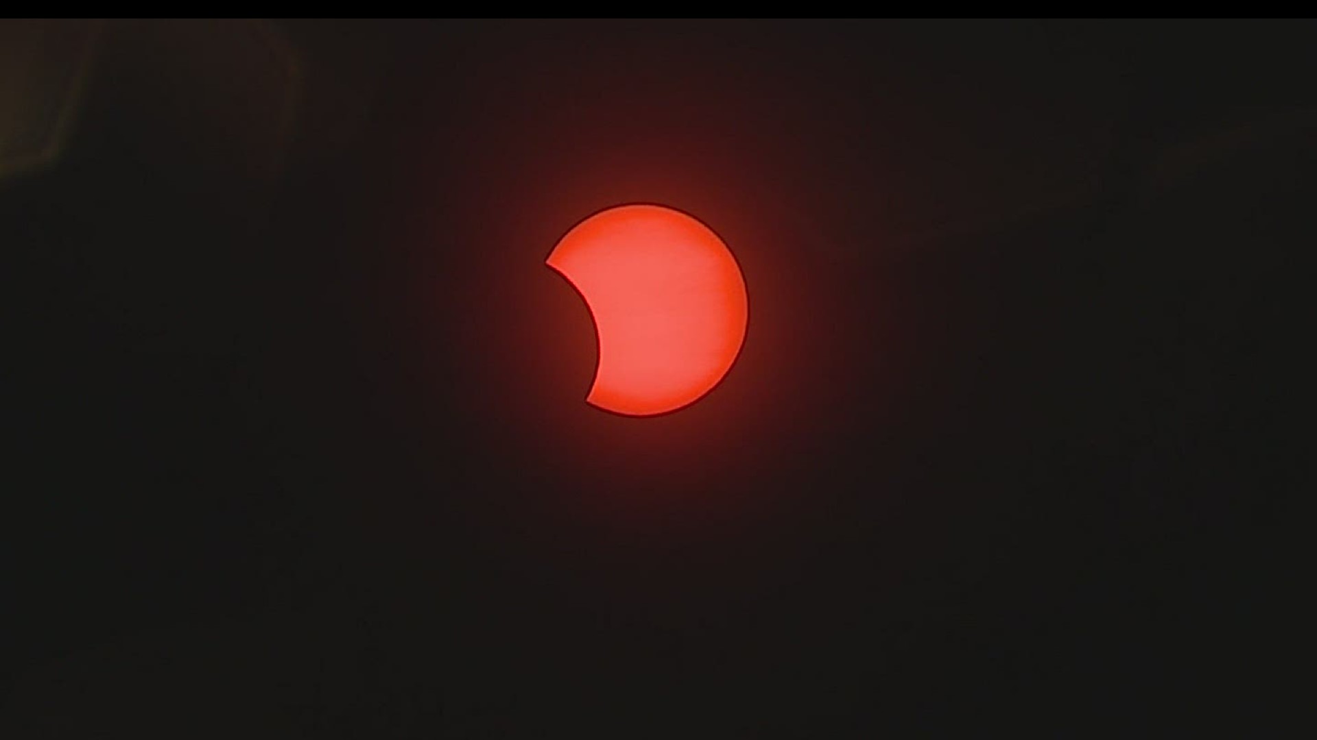 A partial solar eclipse was visible Thursday across the area, but you had to get up early to view it.