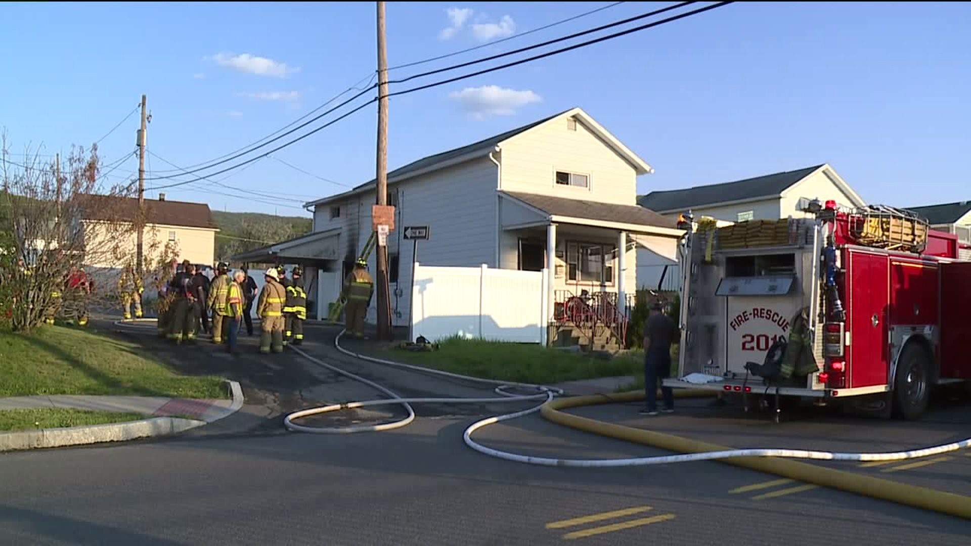 Fire Damages Home in Ashley