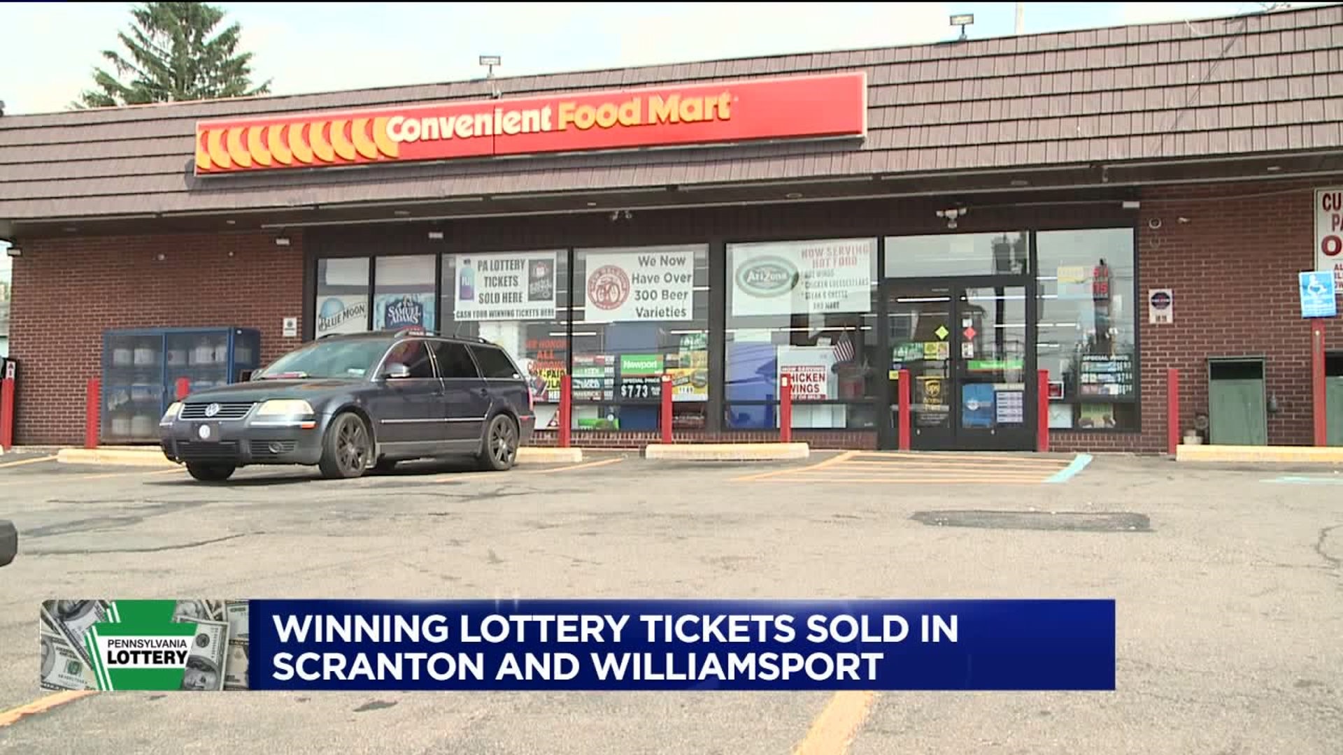 Winning Lottery Tickets Sold in Scranton and Williamsport