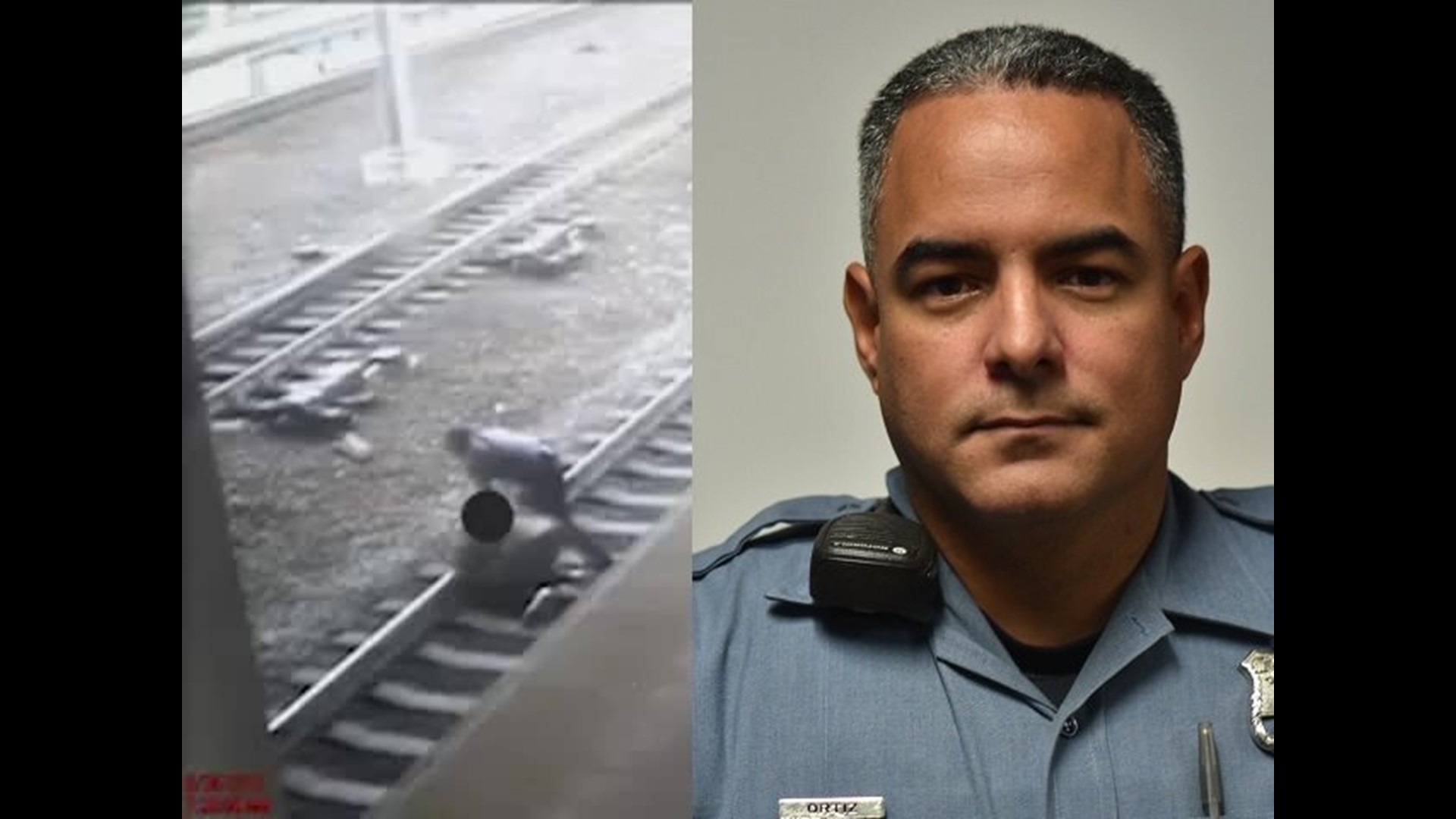 NJ Transit Officer Pulls Man From Tracks Seconds Before Train Arrives ...