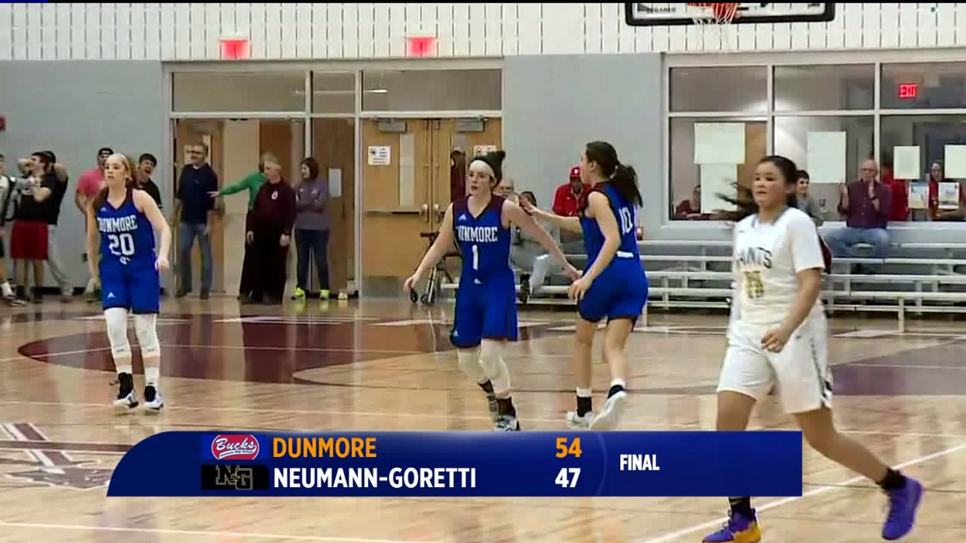 Dunmore Girls Knock Off Four-Time Defending Champs