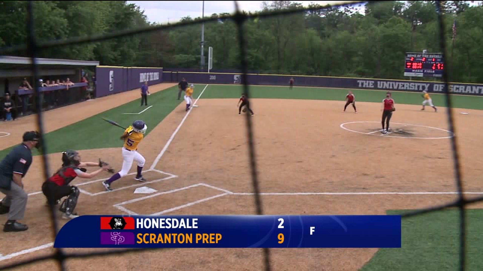 Honesdale vs Scranton Prep softball