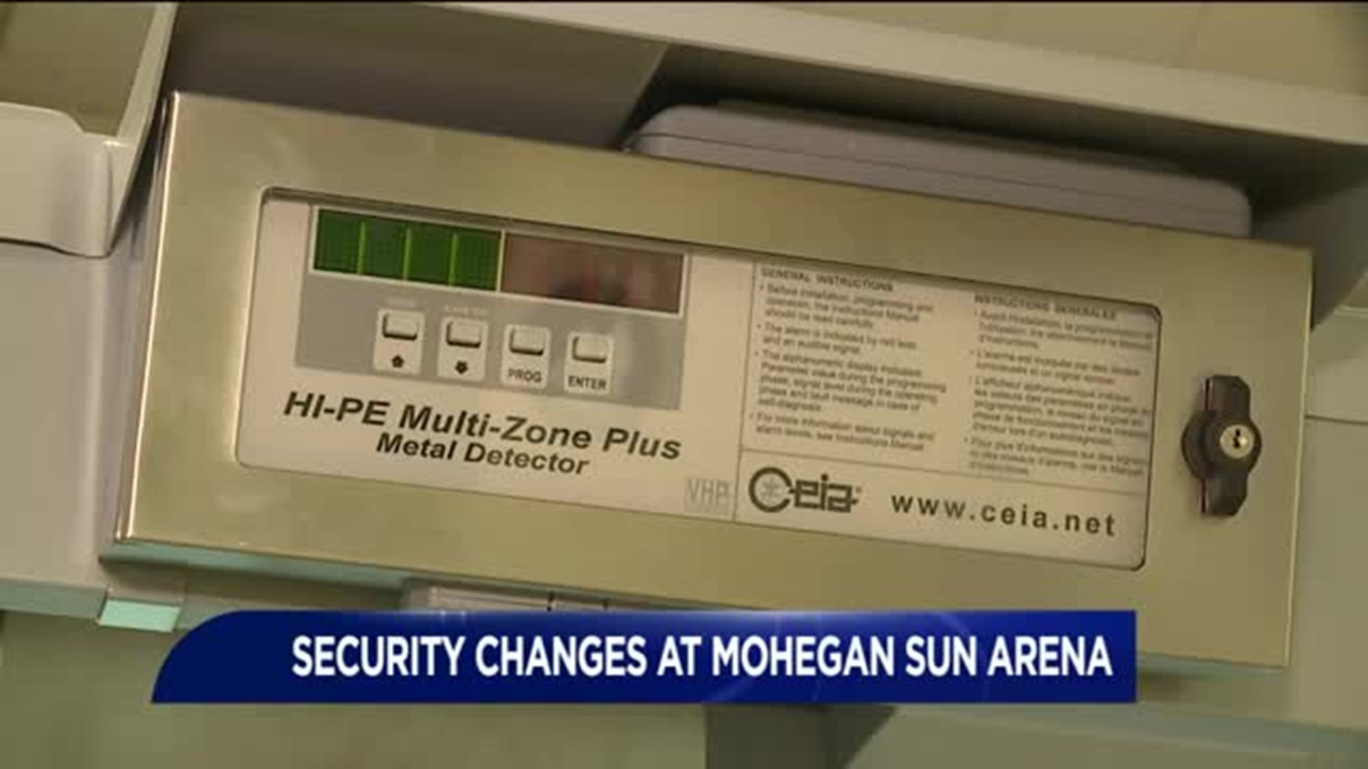 Security Changes at Mohegan Sun Arena
