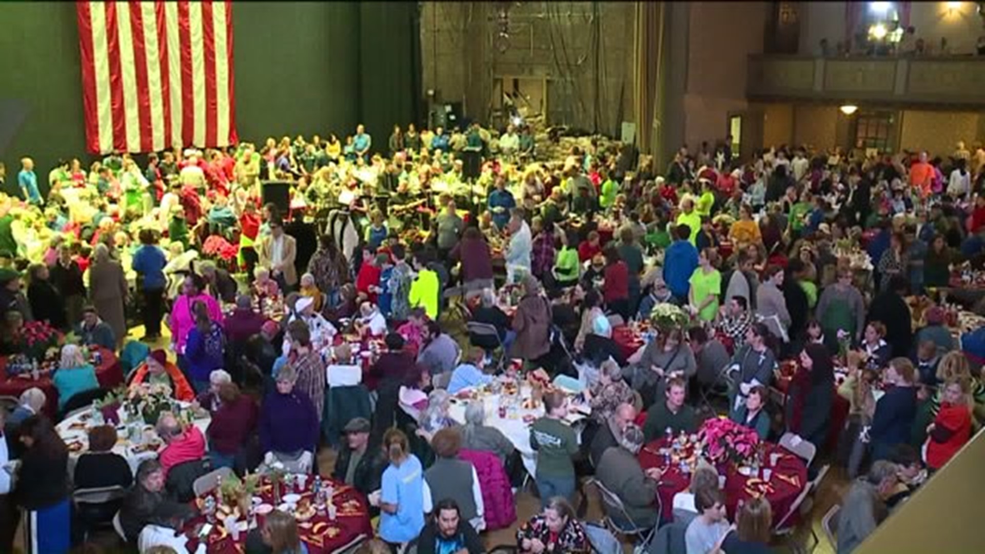 Hundreds Gather for Friends of the Poor Thanksgiving Dinner