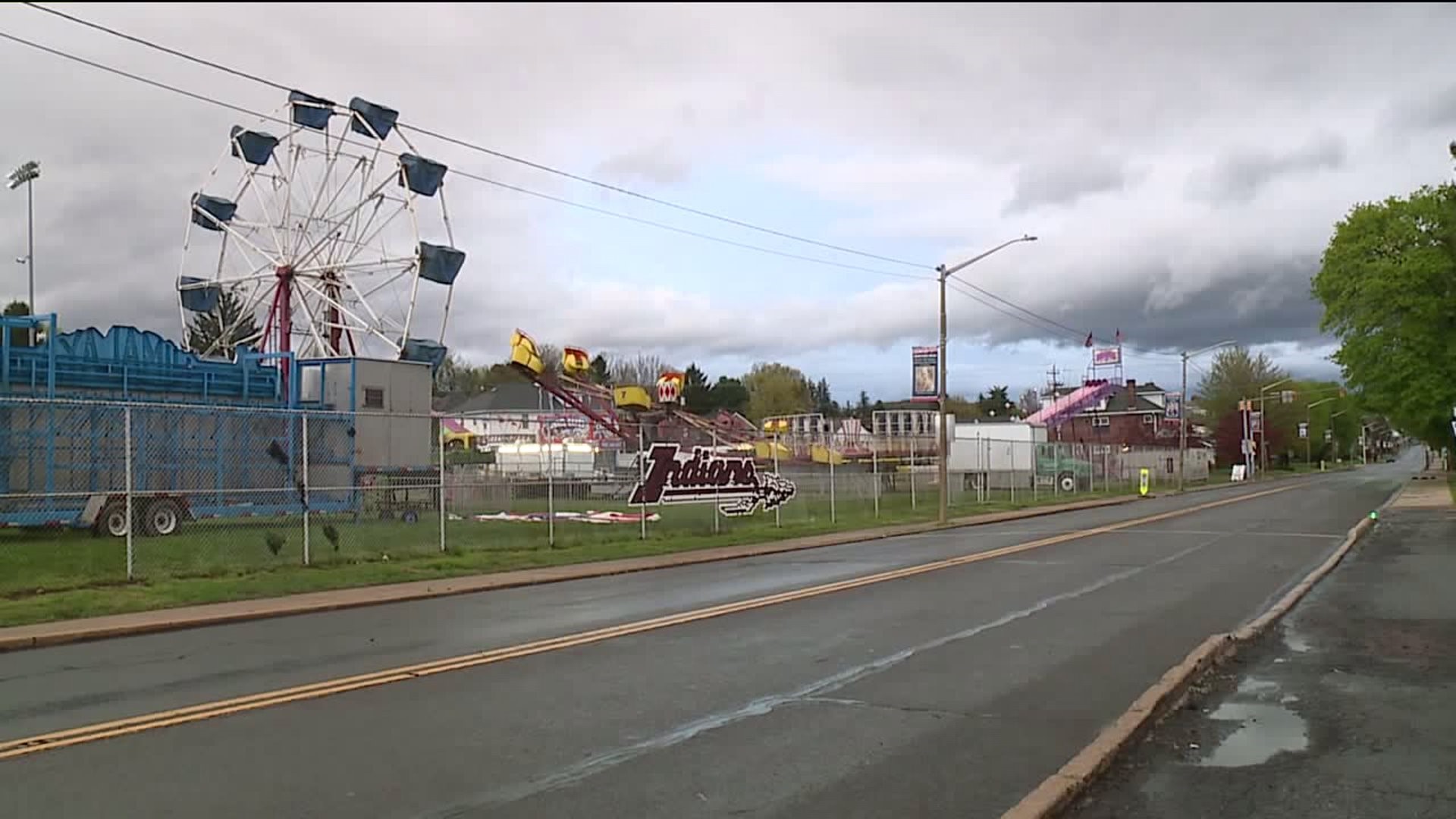 Wet Weather Cancels Carnival, but Show Goes on at Drive-in Theater