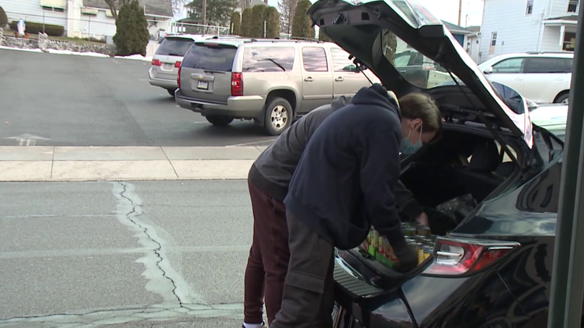 Students in Nanticoke get creative with food drive