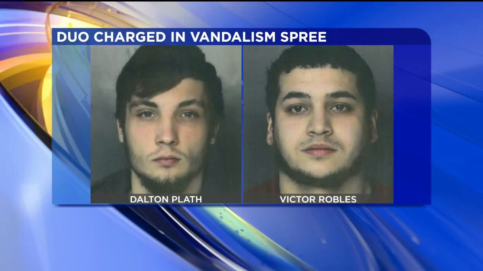 Two Arrested for Vandalism Spree