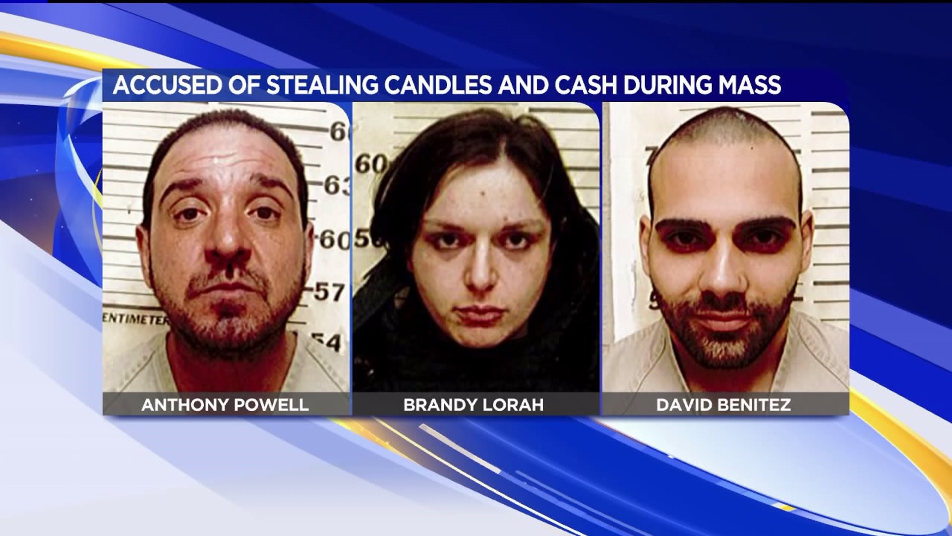 Three Locked Up Accused of Stealing From Church During Mass