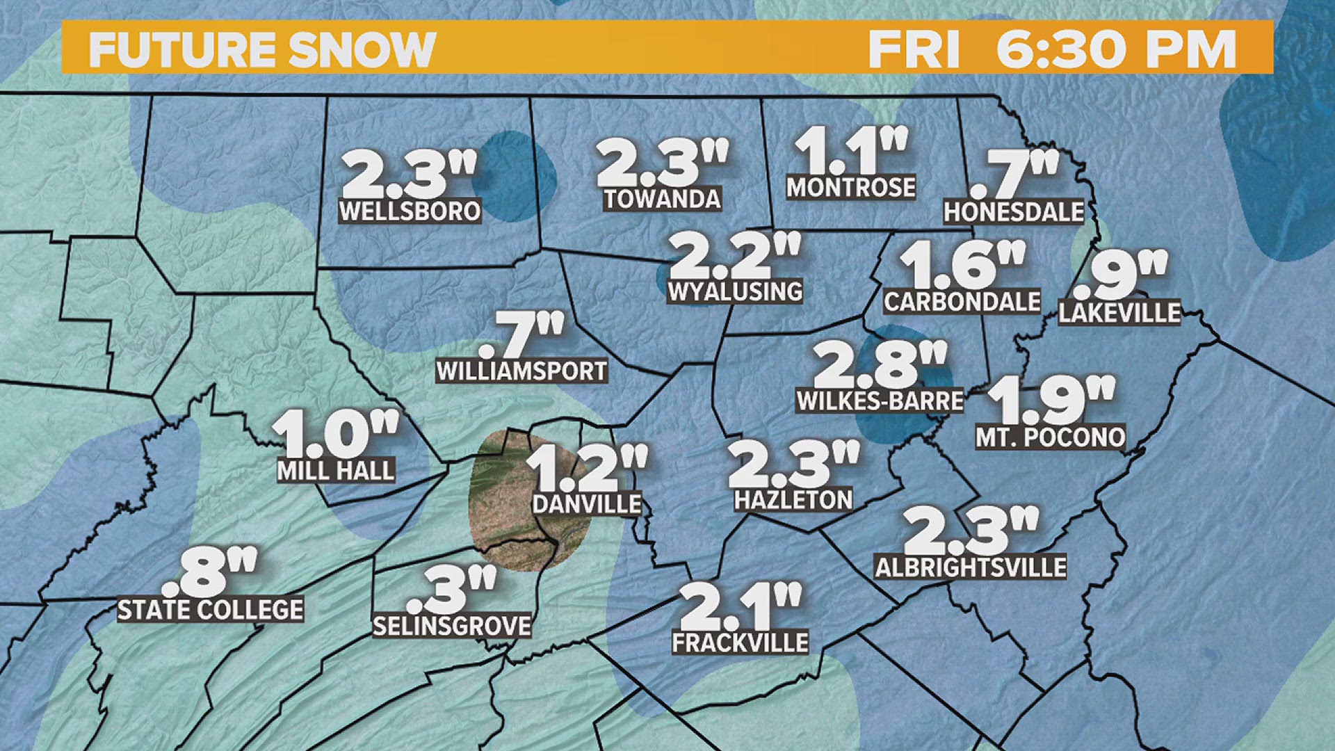 Meteorologist Joe Snedeker looks at how much more snow we can expect on Friday.