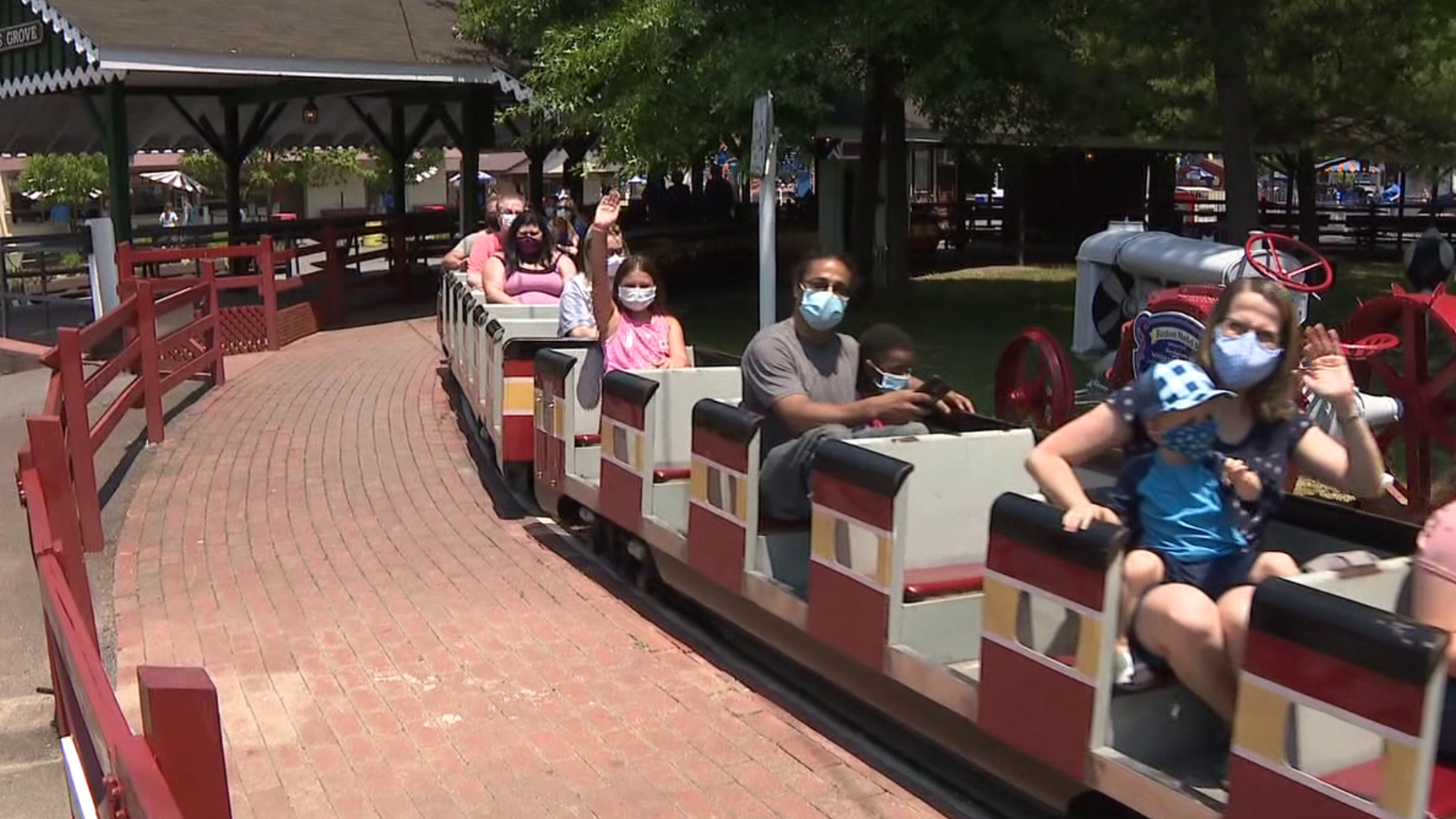 Fully vaccinated individuals will no longer need to wear masks on outdoor attractions.