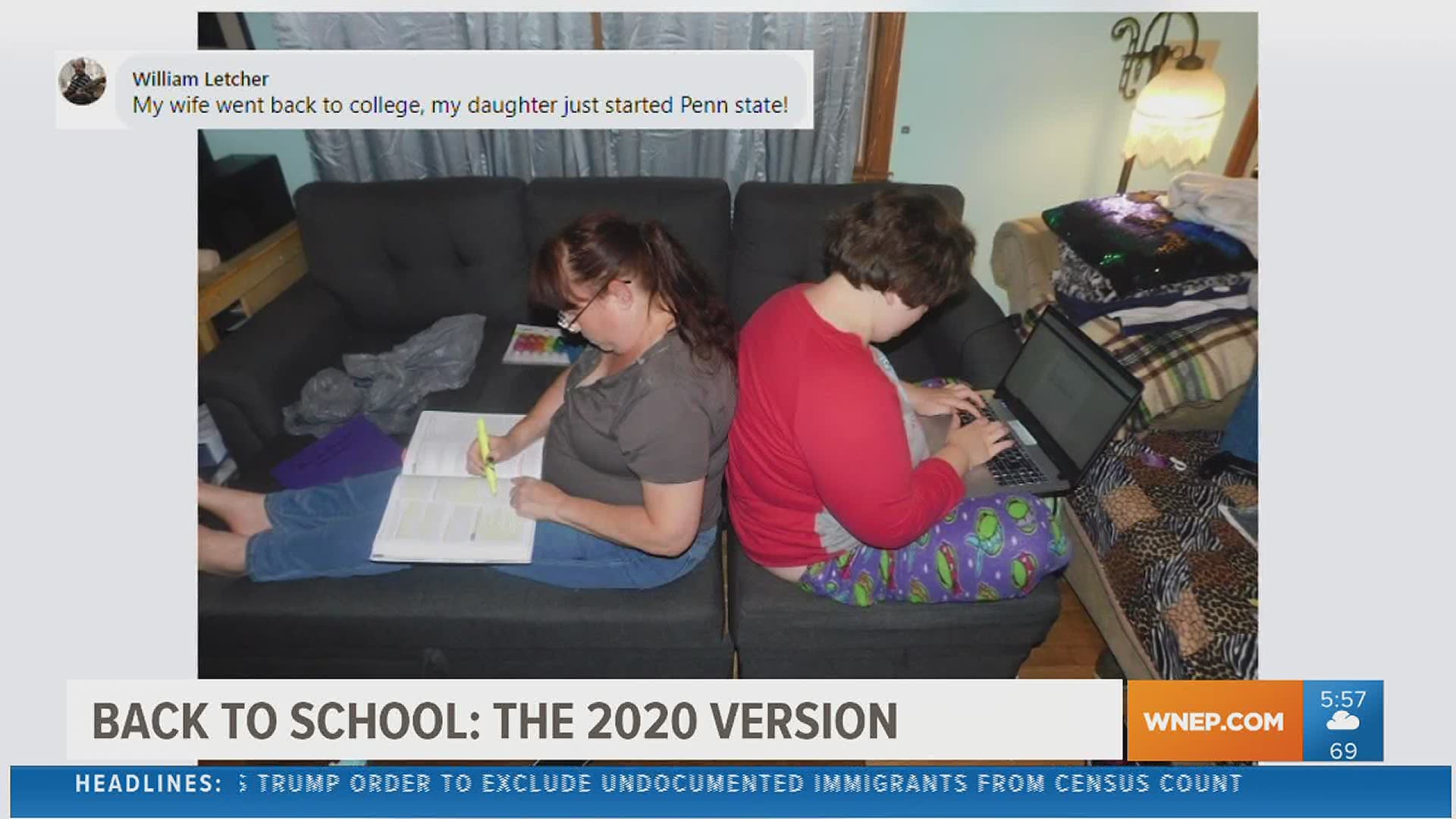 Newswatch 16 put out the call and boy did you deliver! Many of you gave us a glance on social media at what virtual learning looks like in your home.