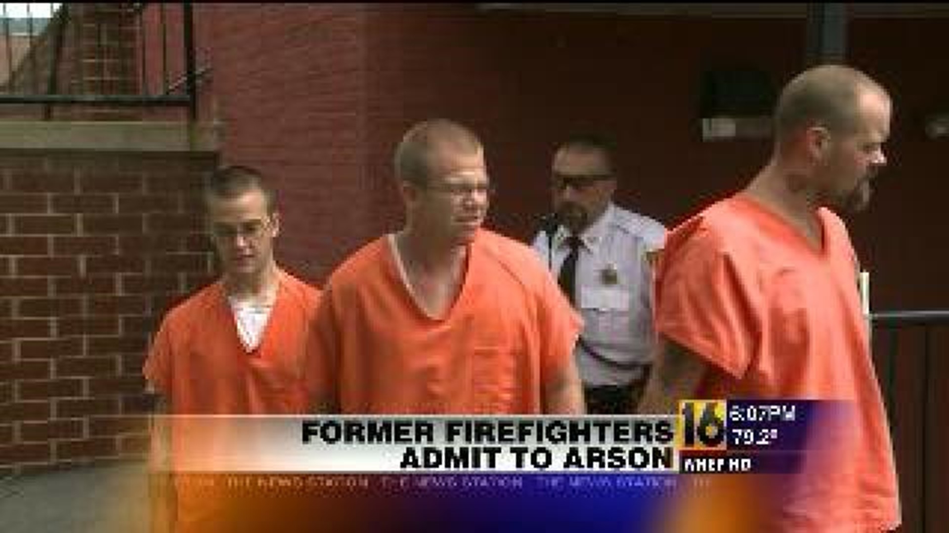 Former Firefighters Admit to Arson