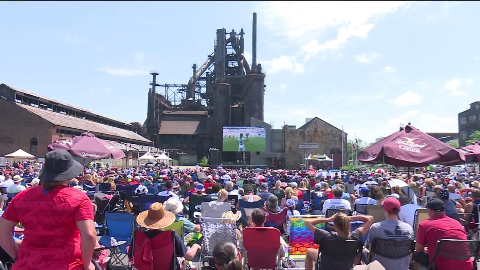 Thousands Gather for Watch Party in Lehigh Valley to Root for U.S. in Women's World Cup