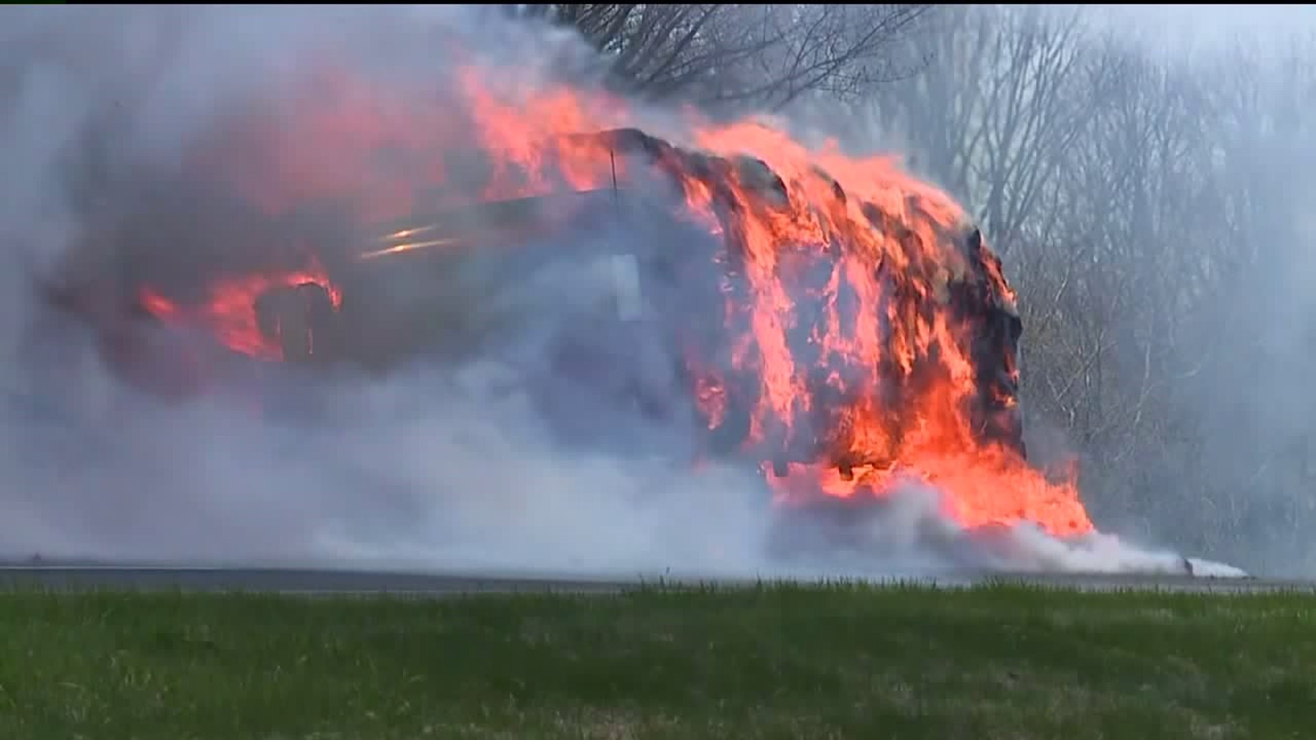 Vehicle Fire Closes Part of Interstate