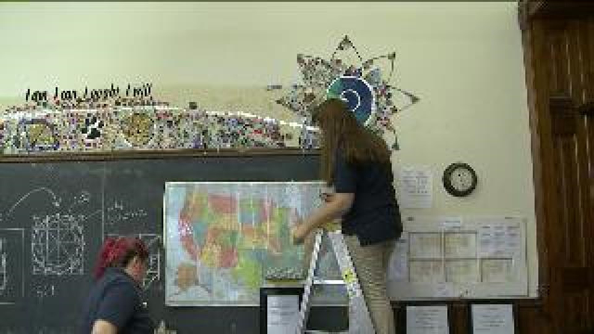 Charter School Upcycles to Create Mosaics