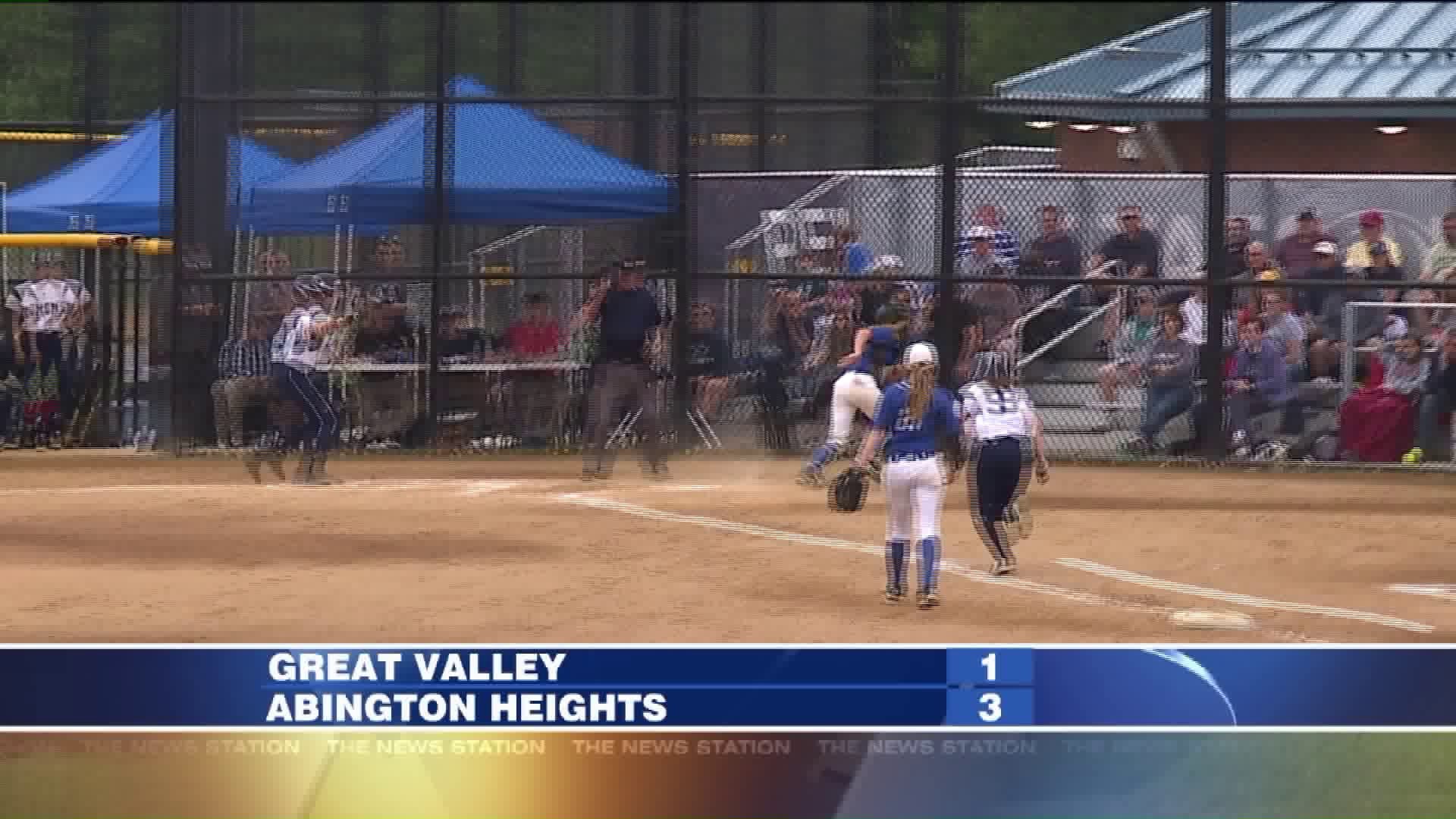 Abington Heights vs Great Valley softball