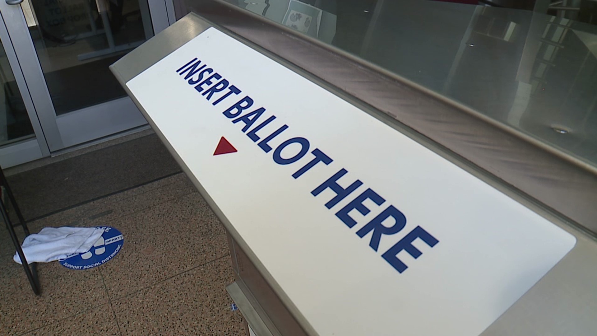 With less than a week until Election Day, voters are dropping off their ballots in downtown Wilkes-Barre.