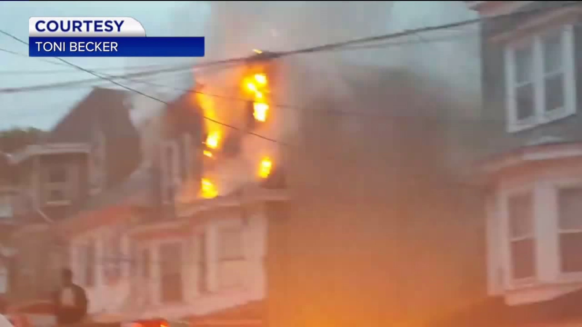 Fire Rips Through Home in Shamokin