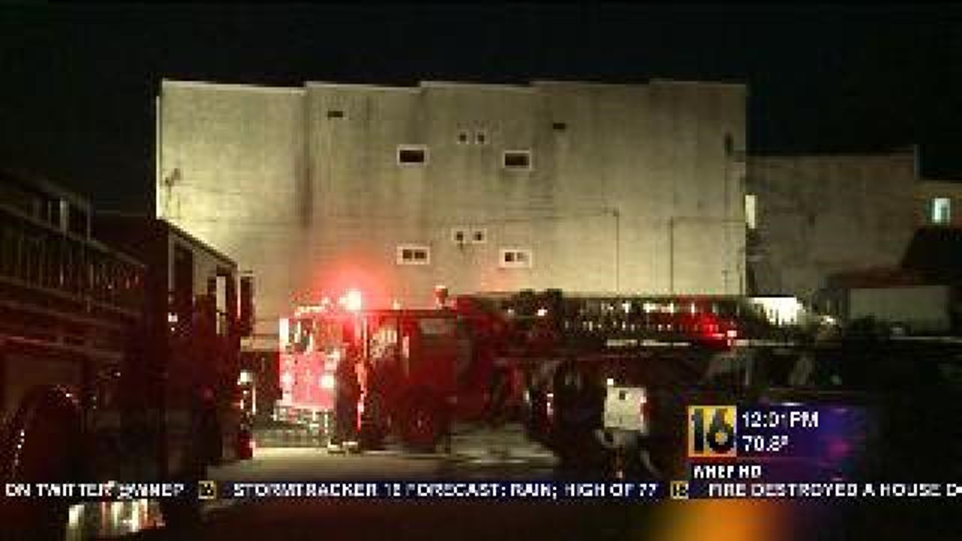 Scranton Building Damaged By Fire