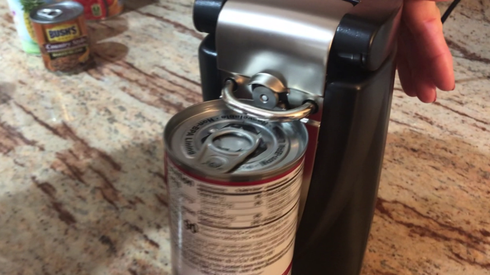 The makers claim the Safety Can Express will open your cans with smooth edges and will work on any size can.