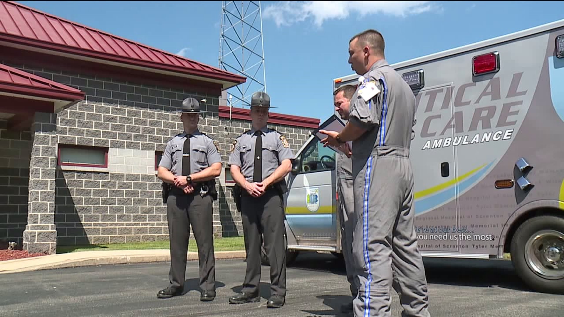 Troopers Recognized for Saving Man's Life