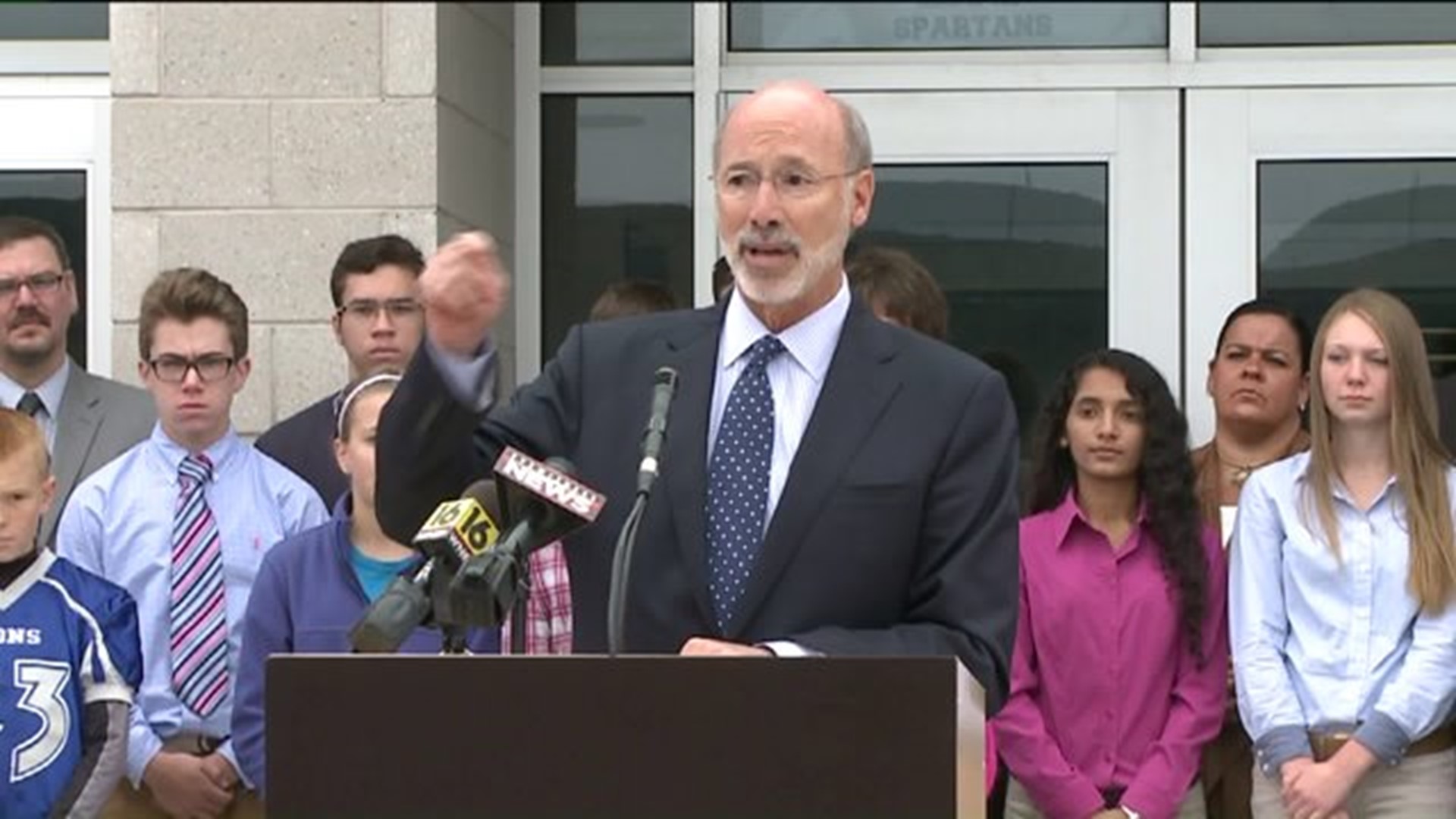 Governor Wolf Brings Budget Battle to Lackawanna County