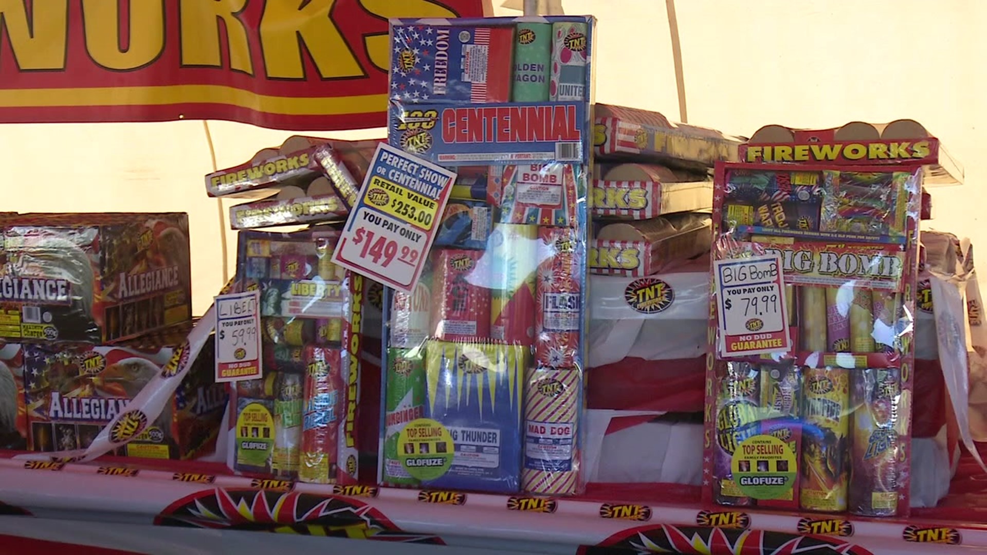 They say the fireworks aren't only being set off on holidays; they are being fired constantly, from sundown to sunrise.