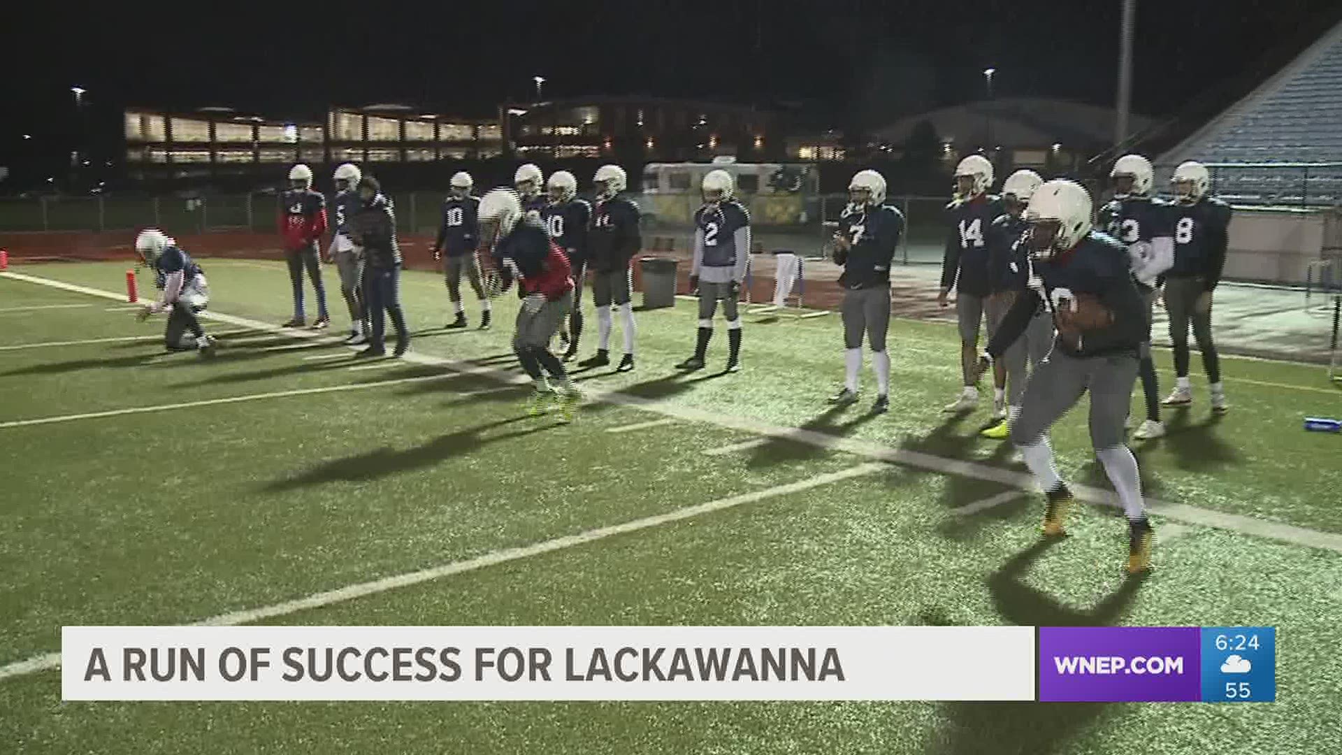 Lackawanna College Falcons Football Team Back On The Field For First Time Since December 2019
