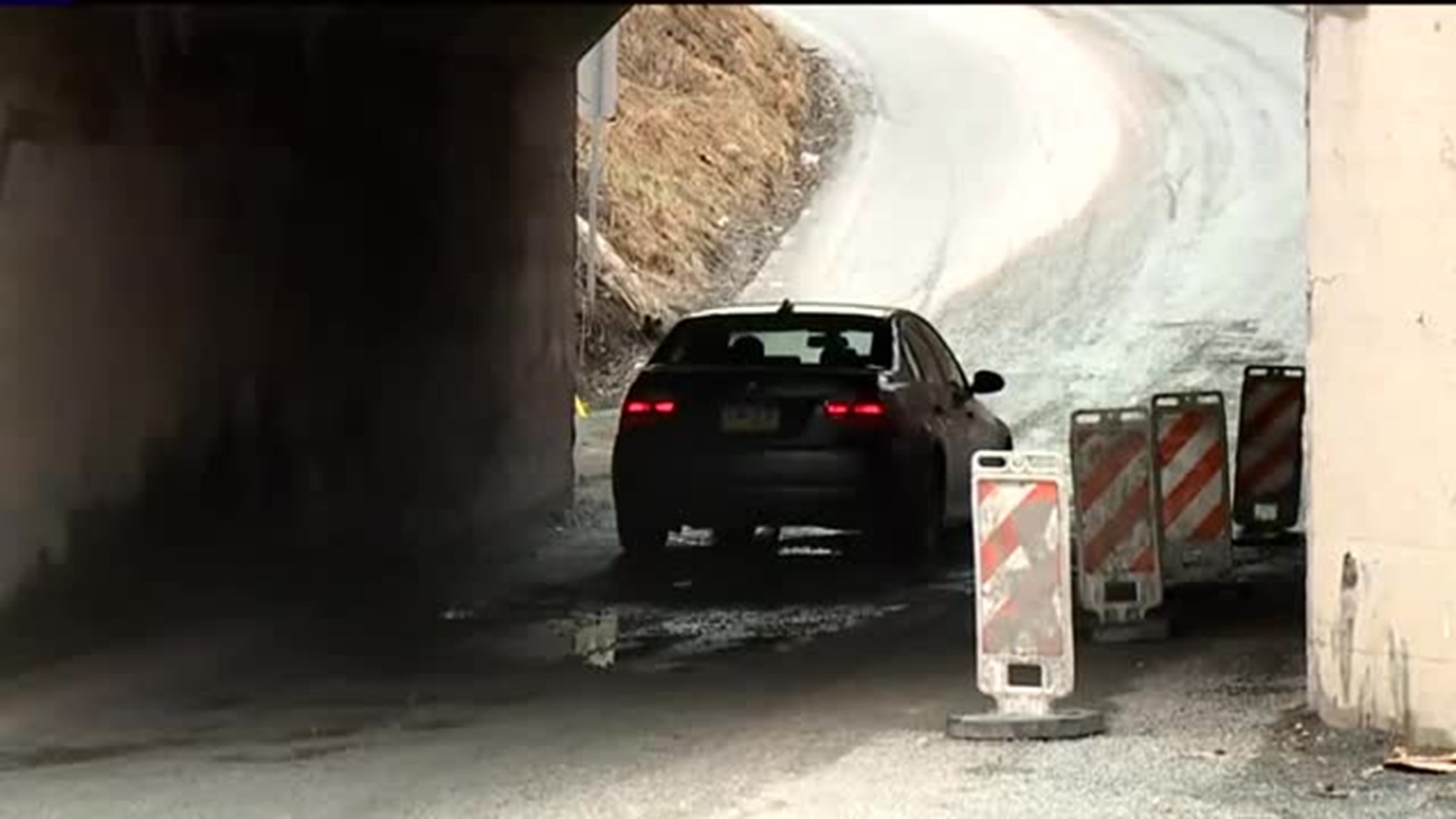 Tunnel Detour in the Poconos Riddled with Potholes